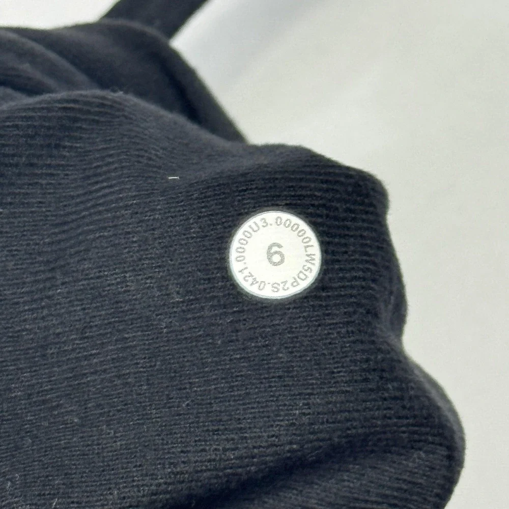 Lululemon Jogger‎ Pants Womens 6 Black Ready To Rulu High Rise Pockets Yoga